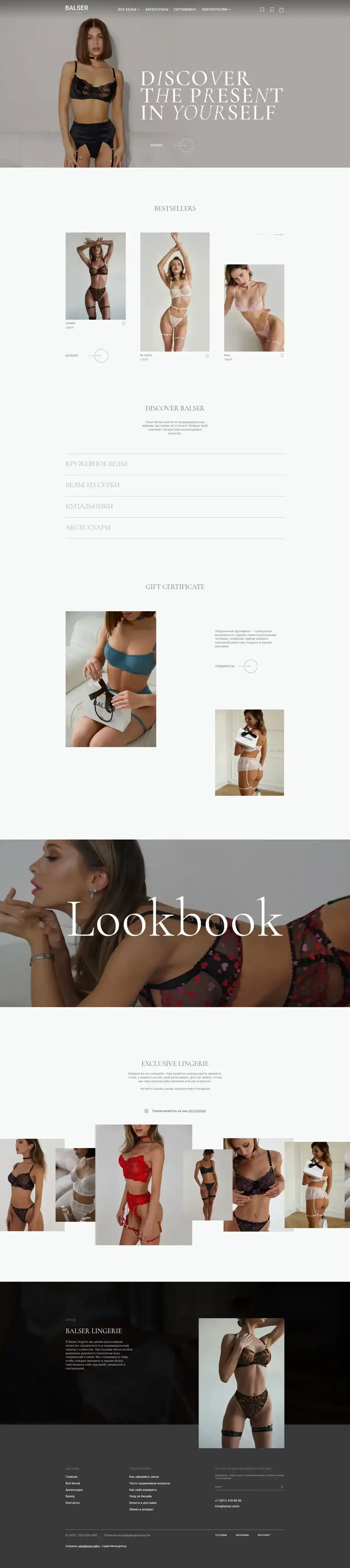 Esempio e-commerce «BALSER»